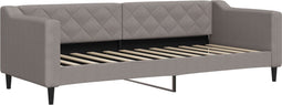 vidaXL - Slaapbank - 80x200 - cm - stof - taupe