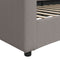 vidaXL - Slaapbank - 80x200 - cm - stof - taupe