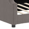 vidaXL - Slaapbank - 80x200 - cm - stof - taupe