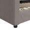 vidaXL - Slaapbank - 80x200 - cm - stof - taupe