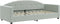 vidaXL - Slaapbank - 90x190 - cm - fluweel - lichtgrijs