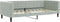 vidaXL - Slaapbank - 90x190 - cm - fluweel - lichtgrijs