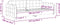 vidaXL - Slaapbank - 90x190 - cm - fluweel - lichtgrijs
