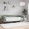 vidaXL - Slaapbank - 90x190 - cm - fluweel - lichtgrijs