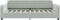 vidaXL - Slaapbank - 90x190 - cm - fluweel - lichtgrijs