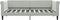 vidaXL - Slaapbank - 90x190 - cm - fluweel - lichtgrijs
