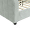 vidaXL - Slaapbank - 90x190 - cm - fluweel - lichtgrijs