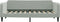vidaXL - Slaapbank - 90x190 - cm - fluweel - lichtgrijs