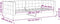 vidaXL - Slaapbank - 90x190 - cm - fluweel - zwart