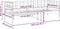 vidaXL - Slaapbank - 90x190 - cm - massief - grenenhout - grijs