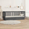 vidaXL - Slaapbank - 90x190 - cm - massief - grenenhout - grijs