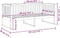vidaXL - Slaapbank - 90x190 - cm - massief - grenenhout - grijs
