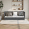 vidaXL - Slaapbank - 90x190 - cm - massief - grenenhout - grijs