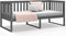 vidaXL - Slaapbank - 90x190 - cm - massief - grenenhout - grijs