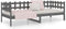vidaXL - Slaapbank - 90x190 - cm - massief - grenenhout - grijs