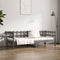 vidaXL - Slaapbank - 90x190 - cm - massief - grenenhout - grijs