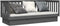 vidaXL - Slaapbank - 90x190 - cm - massief - grenenhout - grijs