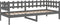 vidaXL - Slaapbank - 90x190 - cm - massief - grenenhout - grijs