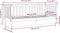 vidaXL - Slaapbank - 90x190 - cm - massief - grenenhout - honingbruin