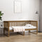 vidaXL - Slaapbank - 90x190 - cm - massief - grenenhout - honingbruin