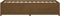 vidaXL - Slaapbank - 90x190 - cm - massief - grenenhout - honingbruin