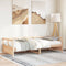 vidaXL - Slaapbank - 90x190 - cm - massief - grenenhout - naturel