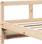 vidaXL - Slaapbank - 90x190 - cm - massief - grenenhout - naturel