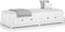 vidaXL - Slaapbank - 90x190 - cm - massief - grenenhout - wit