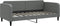 vidaXL - Slaapbank - 90x190 - cm - stof - donkergrijs