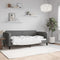 vidaXL - Slaapbank - 90x190 - cm - stof - donkergrijs