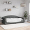 vidaXL - Slaapbank - 90x190 - cm - stof - donkergrijs