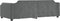 vidaXL - Slaapbank - 90x190 - cm - stof - donkergrijs