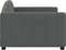 vidaXL - Slaapbank - 90x190 - cm - stof - donkergrijs