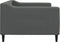 vidaXL - Slaapbank - 90x190 - cm - stof - donkergrijs