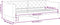 vidaXL - Slaapbank - 90x190 - cm - stof - lichtgrijs