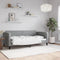 vidaXL - Slaapbank - 90x190 - cm - stof - lichtgrijs