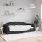 vidaXL - Slaapbank - 90x190 - cm - stof - zwart