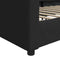 vidaXL - Slaapbank - 90x190 - cm - stof - zwart
