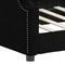 vidaXL - Slaapbank - 90x190 - cm - stof - zwart
