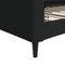 vidaXL - Slaapbank - 90x190 - cm - stof - zwart