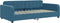 vidaXL - Slaapbank - 90x200 - cm - fluweel - blauw