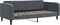 vidaXL - Slaapbank - 90x200 - cm - fluweel - donkergrijs
