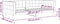 vidaXL - Slaapbank - 90x200 - cm - fluweel - donkergrijs