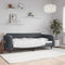 vidaXL - Slaapbank - 90x200 - cm - fluweel - donkergrijs