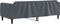 vidaXL - Slaapbank - 90x200 - cm - fluweel - donkergrijs
