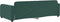 vidaXL - Slaapbank - 90x200 - cm - fluweel - donkergroen