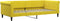 vidaXL - Slaapbank - 90x200 - cm - fluweel - geel