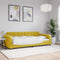 vidaXL - Slaapbank - 90x200 - cm - fluweel - geel