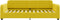 vidaXL - Slaapbank - 90x200 - cm - fluweel - geel