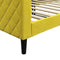 vidaXL - Slaapbank - 90x200 - cm - fluweel - geel